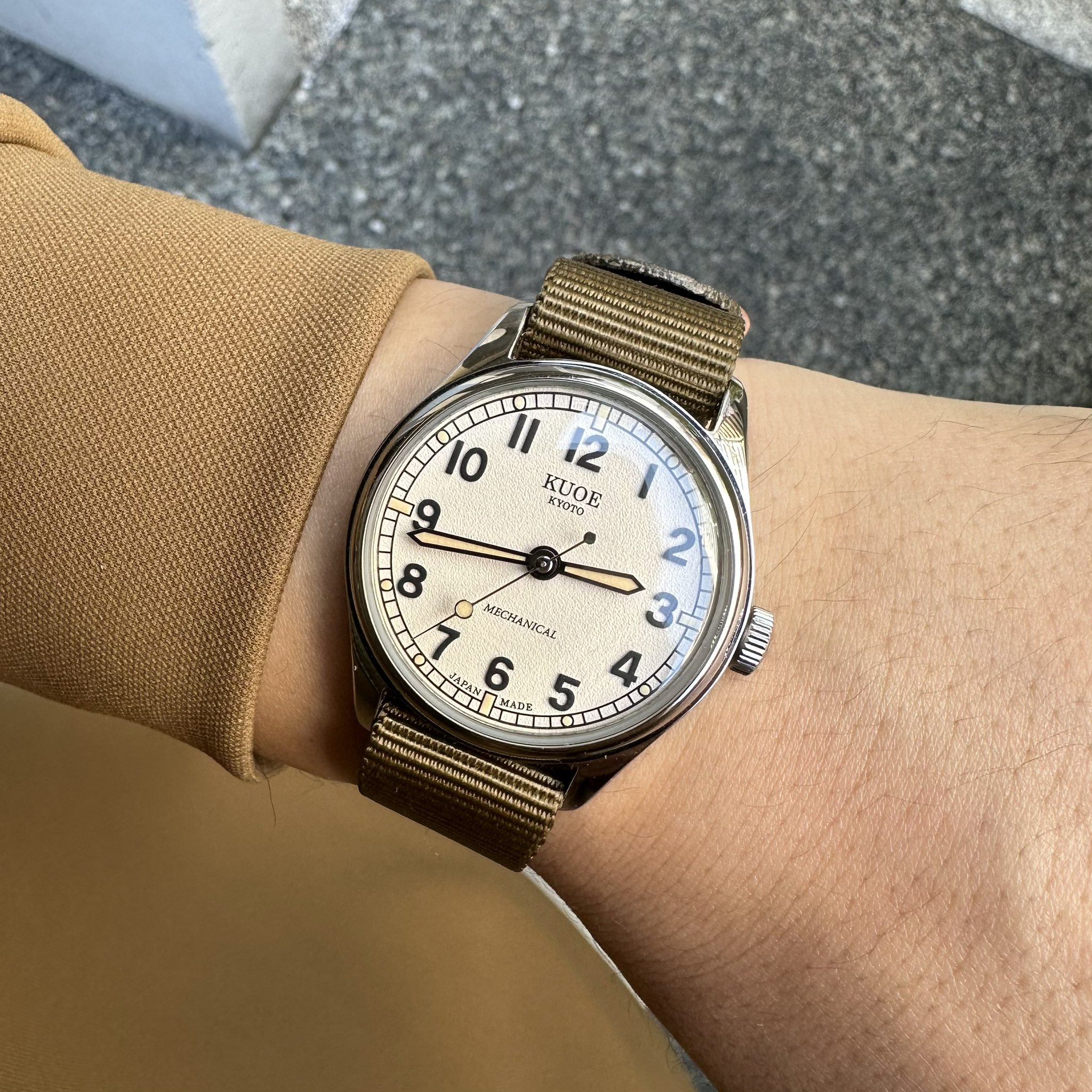 KUOE OLD SMITH 90-001 美品 ベルト付き（KUOE クオ 腕時計 OLD