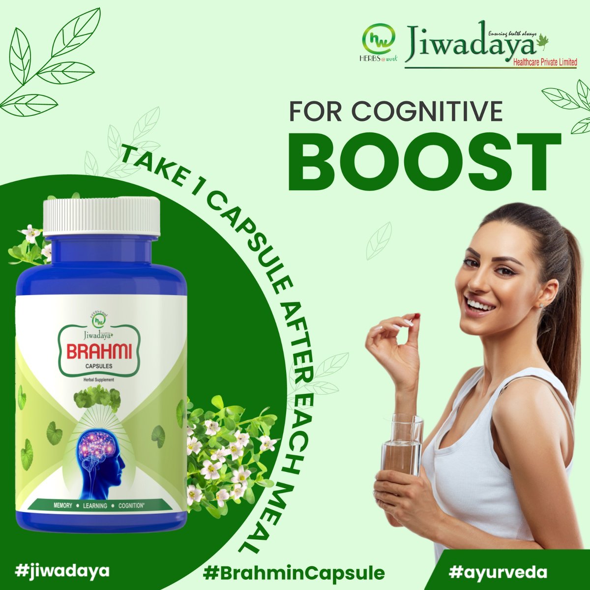 Unlock your brain's potential with our Cognitive Boost capsules! 🚀🧠💊 🛍️ Available online or at all leading medical and provision stores. 🛒 Link: amzn.eu/d/7CBbwbl #Ayurveda #Brain #Power #Memory #Boost #Supplement #Medical