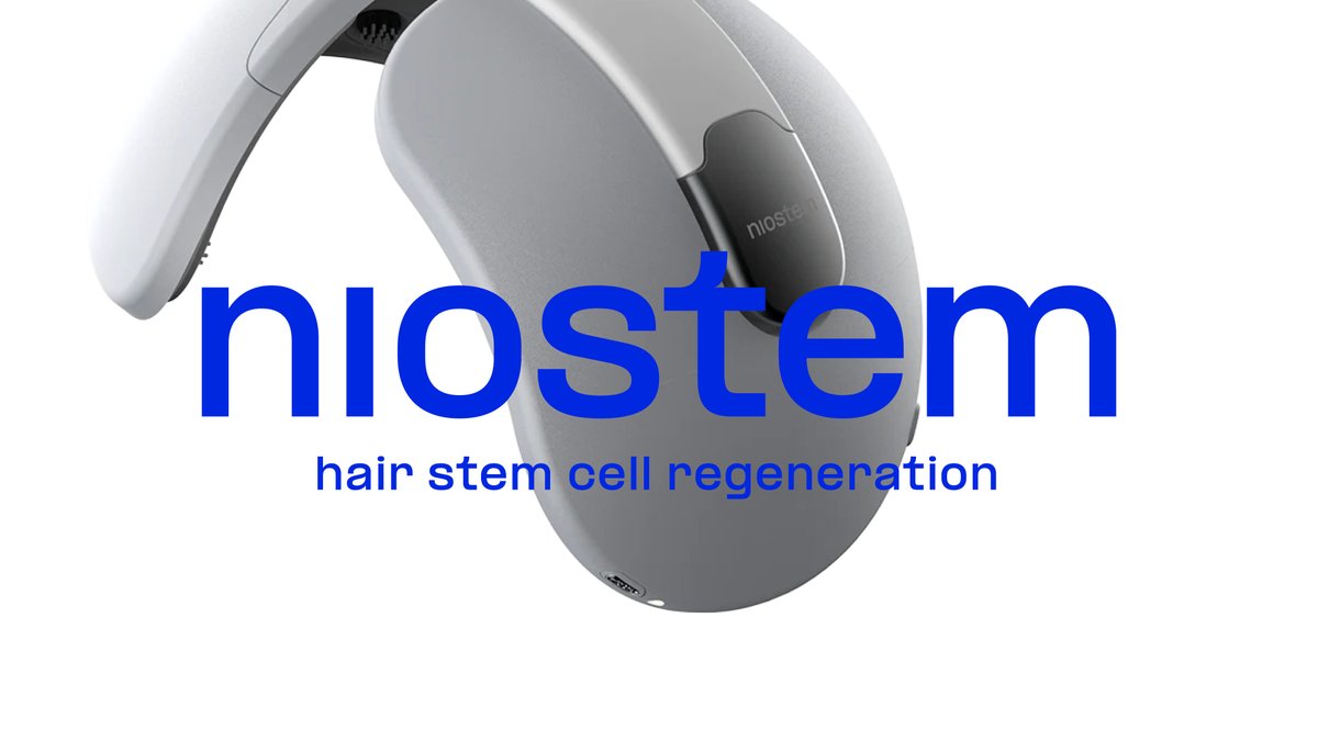 Branding for niostem. Together we are tackling hair loss at its root. With the world’s first wearable device that uses stem cell technology to stop hair loss and lead to new growth.

<a href="/rudikobza/">rudi kobza</a> <a href="/NikolausPelinka/">Nikolaus Pelinka</a> <a href="/marckobza/">Marc Kobza</a> Petra Schneider <a href="/niostem/">niostem</a> 

#niostem #kthe #teamfarner💥