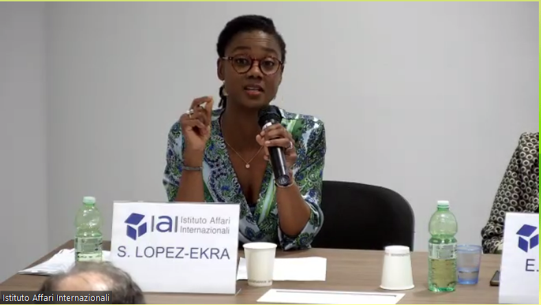 FoodSystems's tweet photo. 🌍🌱 "You can't achieve sustainable development without addressing #FoodSystems" – Hub Deputy Director @LopezEkra at the Nexus25 Conference hosted by @IAIonline, where they discussed the interplay between climate, migration, and security challenges in the Sahel. https://t.co/CA6bRwZp4J