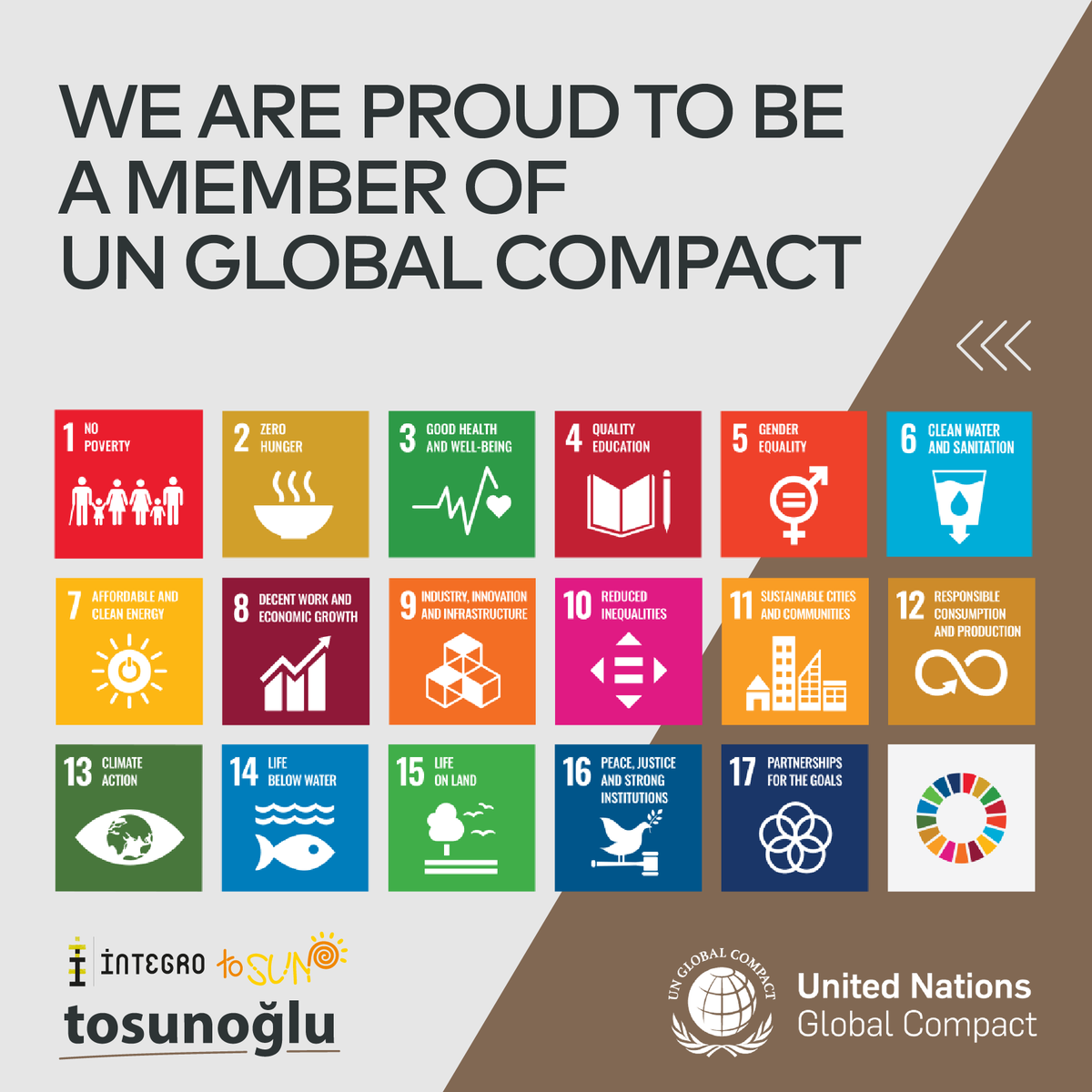 integro_tr's tweet image. We are proud to be a member of UN GLOBAL COMPACT, the world&apos;s largest and only corporate sustainability platform supported by the United Nations, by signing the United Nations Global Compact.

#sustainability #UNGlobalCompact #sdgambition #Tosunoğlu #İntegro #toSUN