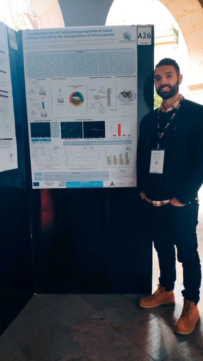 polymeReEng's tweet photo. Chris presenting the @hyselfdrops project at @APME2023!
#apme2023 #PolymeReEng #hyselfdrops #ntua https://t.co/ftLWQMDA7M
