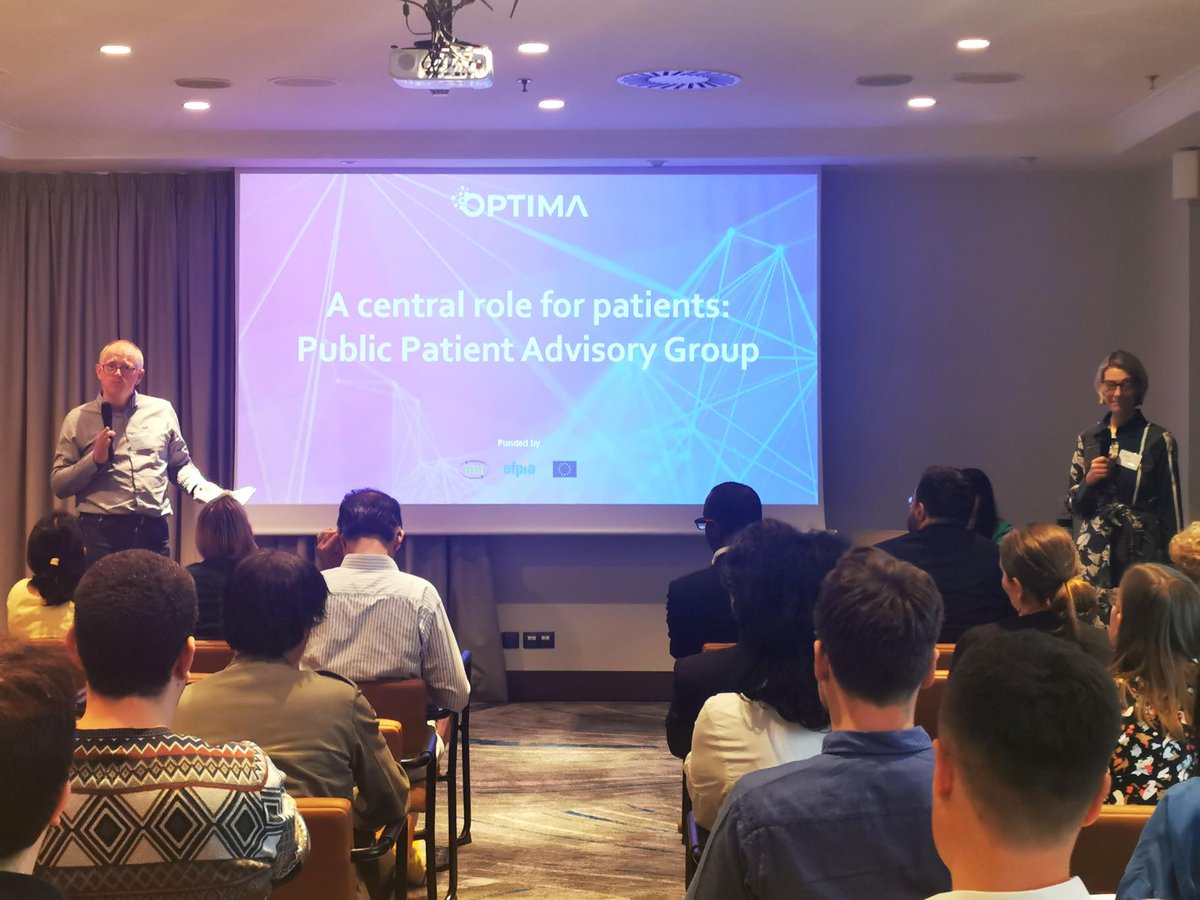 Great to be here at the #OPTIMA_GA23 in Barcelona listening to a talk from Seamus and Marjo of the Public Patient Advisory Board discussing the central role of patients within the <a href="/OPTIMA_oncology/">OPTIMA Oncology</a> project.