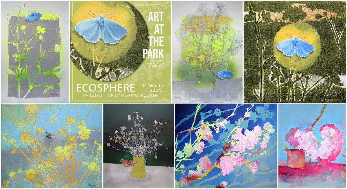 My #ECOSPHERE exhibition at #artatthepark (at the Folk Museum #saumarezpark) is now officially open, 7 days a week, 10am to 5pm.

#ecoart #ecoartist #nature #guernsey #guernseylife #GuernseyTogether #guernseyart #guernseyartist