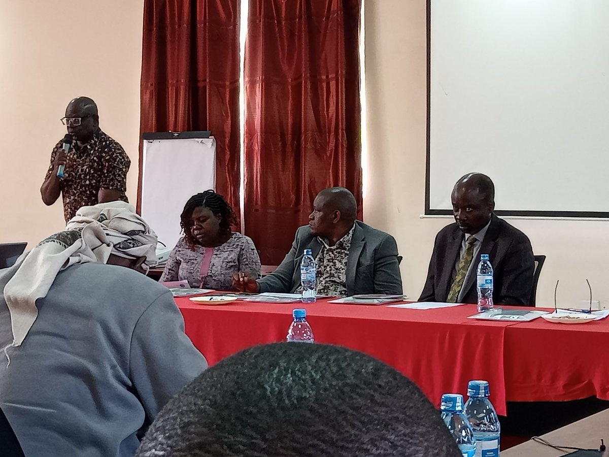 The Chairman of the Taskforce for the Animal Production Professionals and Technicians (APP&amp;T) Bill, Mr. Evans Makokha, addressing participants during the opening of the Public Participation Workshop held at the Dairy Training Institute (DTI), Naivasha #APPTBill2023