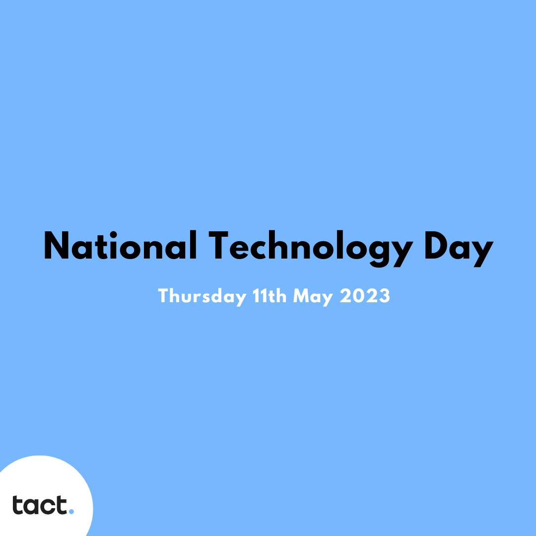 Happy National Technology Day! 👨‍💻💙


If you currently work in tech and are looking for your next role, check out the ‘Live Jobs’ section on our website, or get in touch to see how we can help! 📩

#tact #makingtheconnection #ITRecruitment #DigitalRecruitment #TechForGood