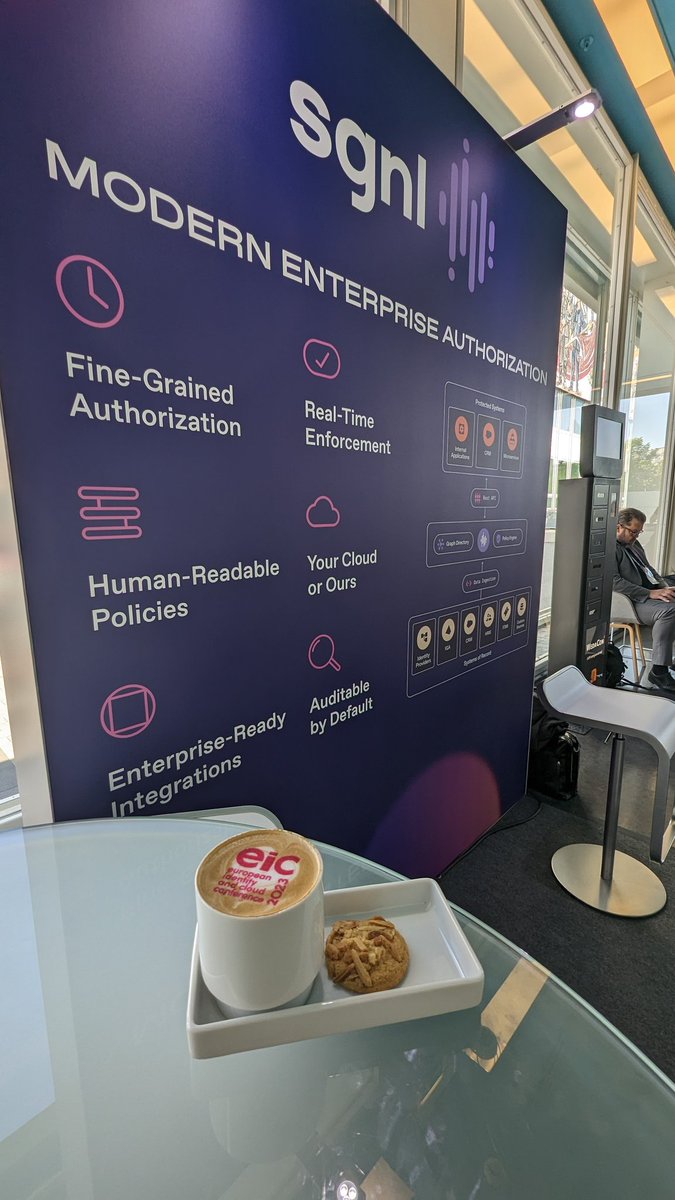 Another great morning at #EiC2023! Stop by our booth and learn about continuous access enforcement.