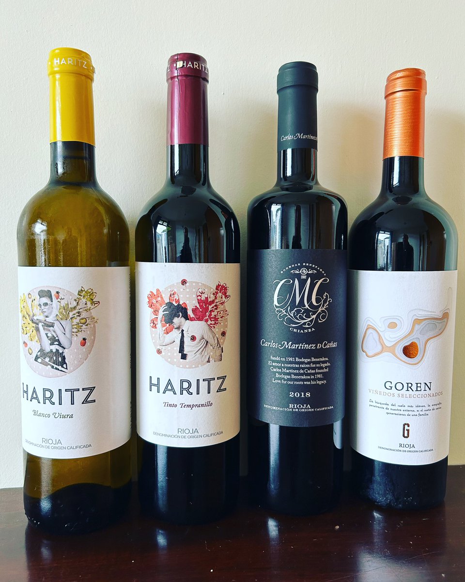 Delighted to have the wines from @bodegasbenetakoa in Irlanda del Norte with @anzacdrinks Cracking wines from Rioja Alavesa pure Viura  (Haritz Blanco) and three stunning 100% Tempranillos (Haritz Tinto, Carlos Martínez d Cañas &amp; Goren) #riojaalavesa #riojarocks