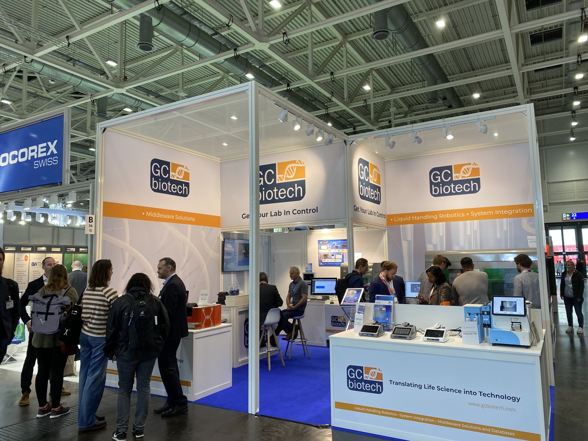 GC_biotech's tweet image. Today is already the last day of LABVOLUTION.  We look forward to meeting you today at our booth B36!

#LABVOLUTION #Hannover #lab #automation #GCbiotech #Denovix