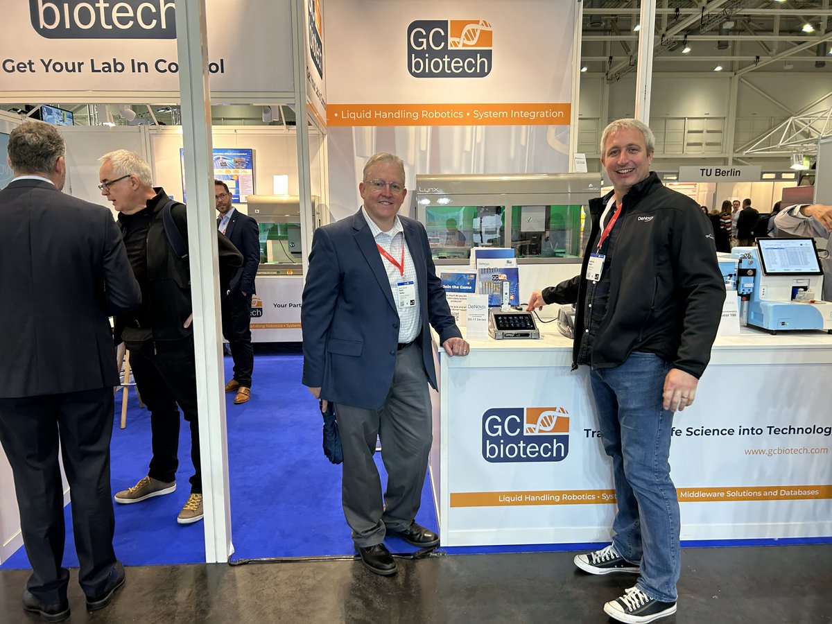 GC_biotech's tweet image. Today is already the last day of LABVOLUTION.  We look forward to meeting you today at our booth B36!

#LABVOLUTION #Hannover #lab #automation #GCbiotech #Denovix