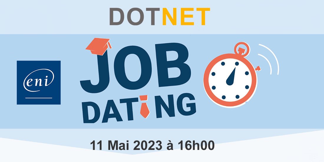 Nous serons présents cet après-midi au Job dating de <a href="/ENIEcoleInforma/">ENI Ecole Informatique 💻🎓</a> à #Nantes, pour recevoir les candidats qui souhaitent rejoindre la fabuleuse aventure <a href="/DOTNETSAS/">DOTNET</a> :-)
