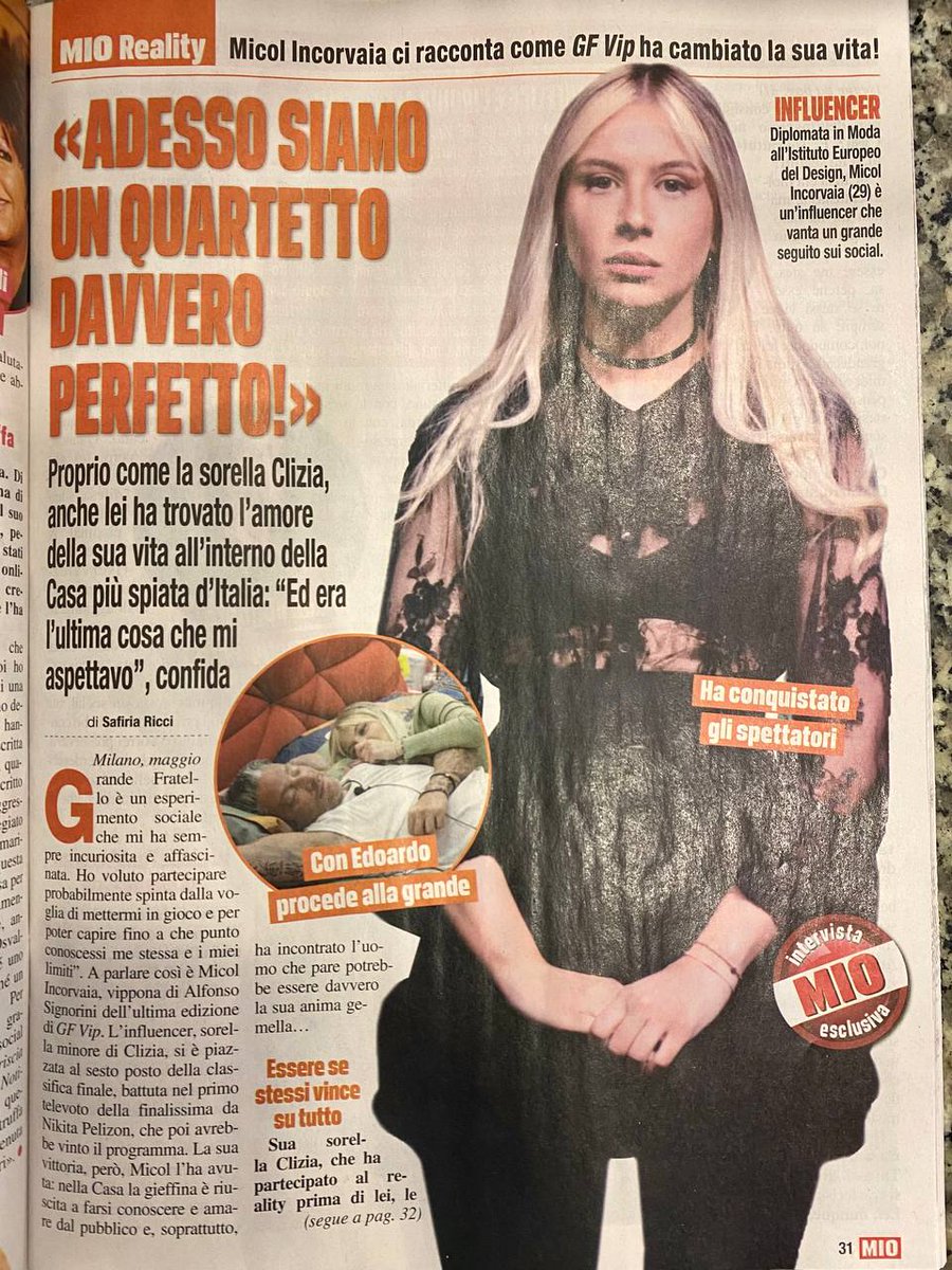 Sandy___8's tweet photo. Intervista a Micol su "Mio" ❤️
#incorvassi https://t.co/OijesXc2fi