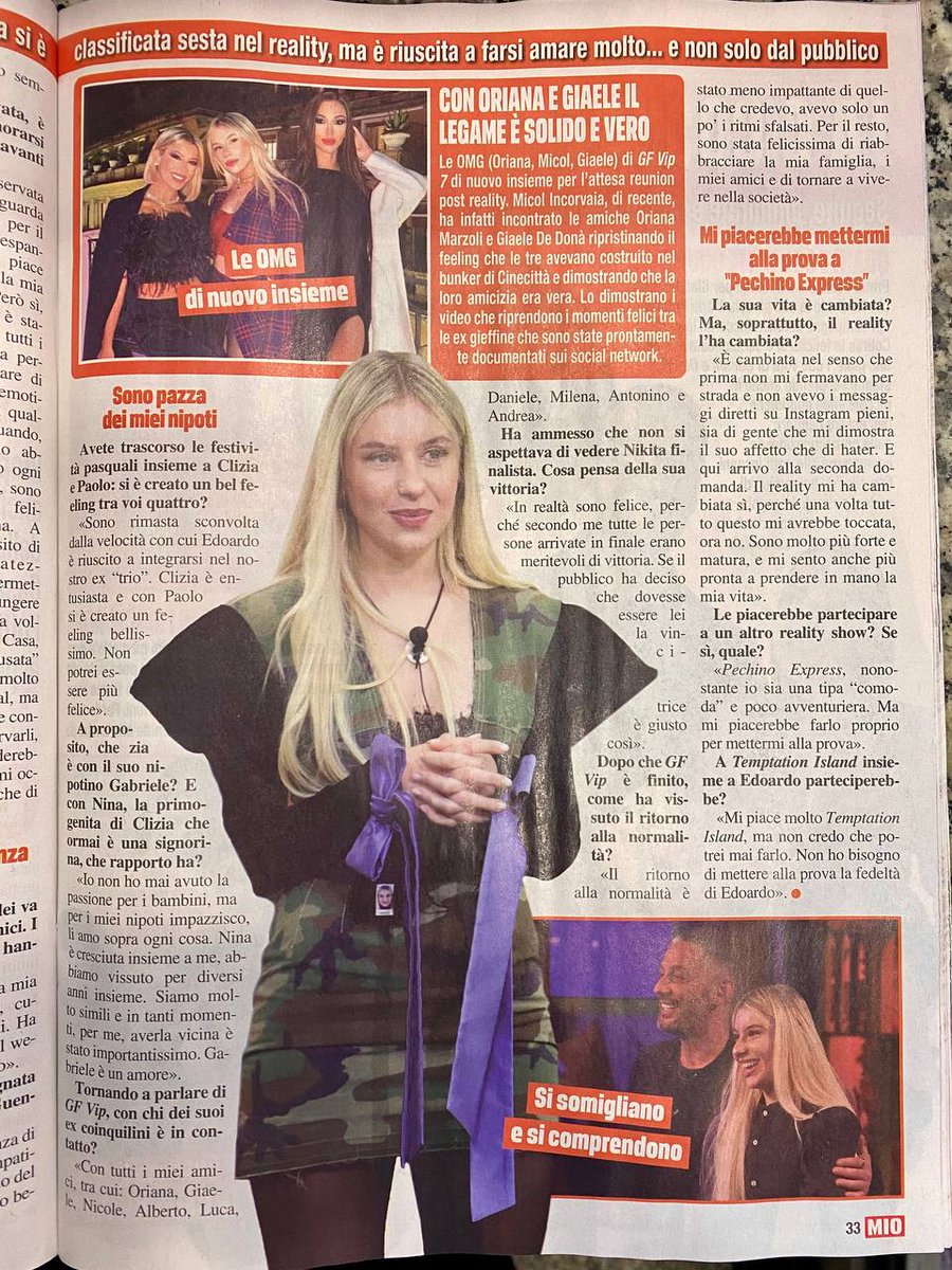 Sandy___8's tweet photo. Intervista a Micol su "Mio" ❤️
#incorvassi https://t.co/OijesXc2fi