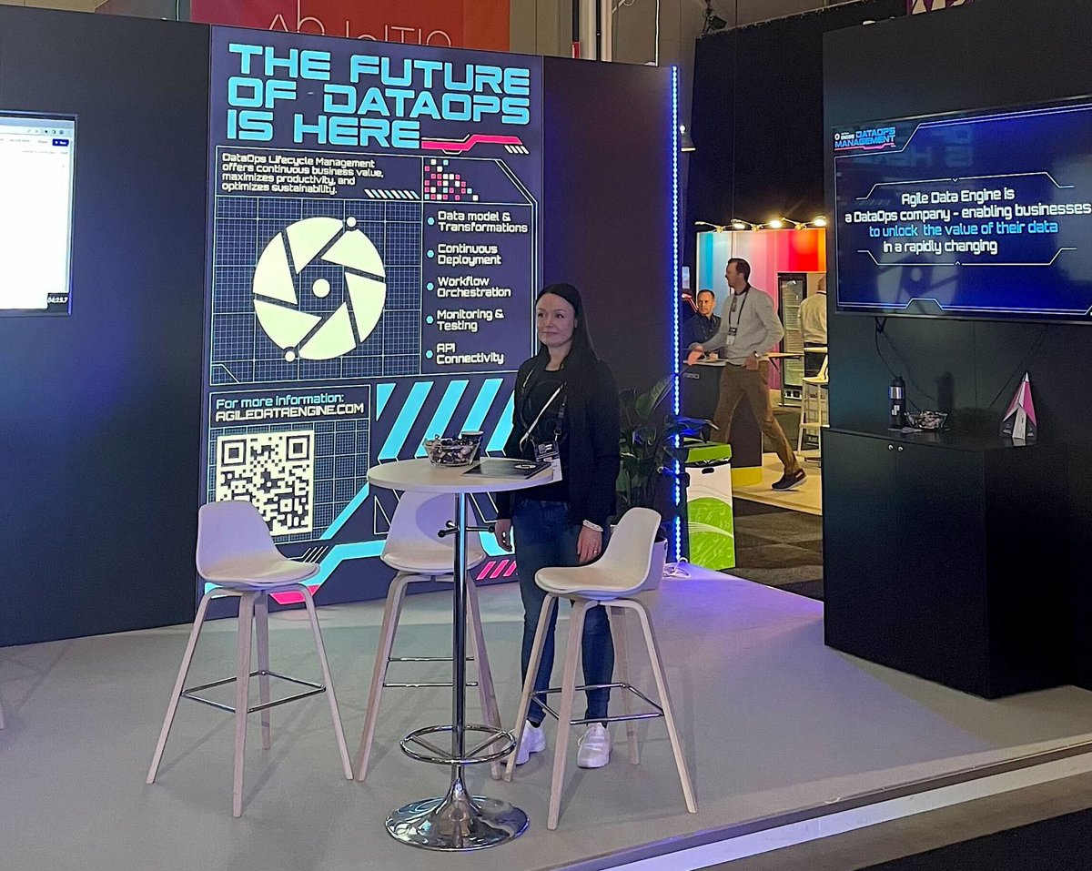 AgileDataEngine's tweet image. Meet us at @DISummit2030 booth B25! 👋
Tomorrow our customer representative Mikko Ollila, Head of Data Platforms for Kesko - K-Group, will hit the M3 stage at 1:30 PM (CEST)💎
#DIS2023 #DataOps #DataOpsManagement #DWH #DW #SQL #BI @Solita_Insights @SolitaScandic @SnowflakeDB