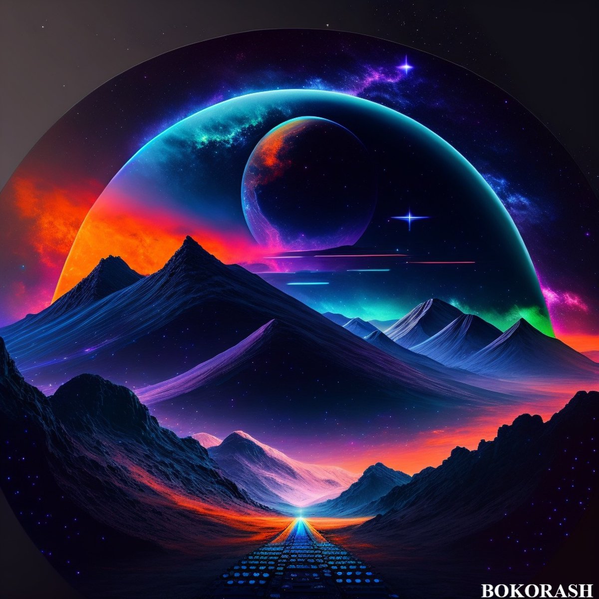 NFTBOKORASH's tweet photo. 🌌 Dive into the #NFT universe with "Galactic Geeks". A unique combination of interstellar intrigue and geek chic — it's like quantum physics meets pop culture in a blockchain dance! 🚀🌠 #Cryptogeeks #BlockchainArt #SpaceArt #BinanceNFT #OwnTheUniverse https://t.co/XEx1y5Mzp3