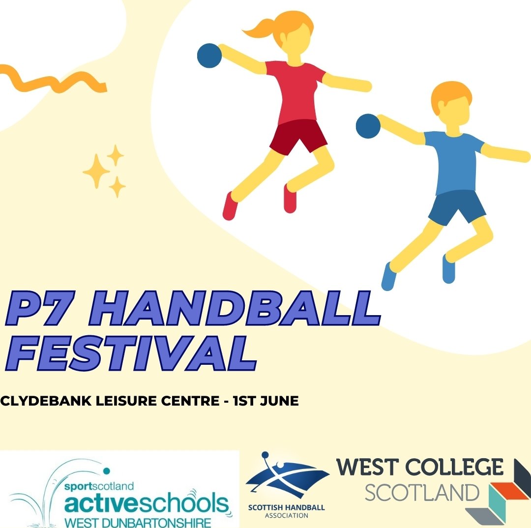 Active Schools West Dunbartonshire (@activeschoolswd) on Twitter photo Parnership working with <a href="/scothandball/">Scottish Handball Association</a> and <a href="/WcsSport/">WCS Sport and Fitness</a>
HNC Sports students are working hard to prepare and then lead on this event, giving them project management experience ๐๐ผ aswell as experience developing their own coaching skills!
<a href="/LinnvaleE/">Linnvale Primary School and ELCC</a>
<a href="/StStephensPS1/">St Stephen's PS</a>
@WhitecrookPS Parnership working with <a href="/scothandball/">Scottish Handball Association</a> and <a href="/WcsSport/">WCS Sport and Fitness</a>
HNC Sports students are working hard to prepare and then lead on this event, giving them project management experience ๐๐ผ aswell as experience developing their own coaching skills!
<a href="/LinnvaleE/">Linnvale Primary School and ELCC</a>
<a href="/StStephensPS1/">St Stephen's PS</a>
@WhitecrookPS