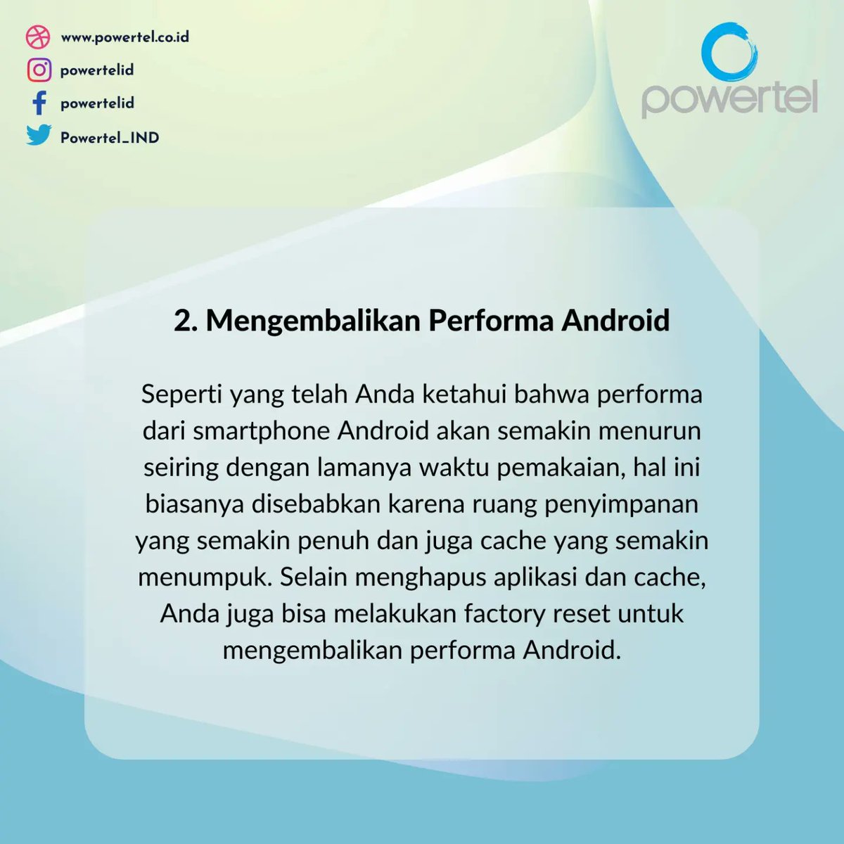 Powertel_IND's tweet image. Manfaat Factory Reset di Android Yang Harus Diketahui
#infoandroid #infosmartphone #infoponsel #android #smartphone #smartphoneandroid #factoryreset #resetpabrik #resethp #resetandroid #settingawal #tipsandroid #tipssmartphone #powertelid