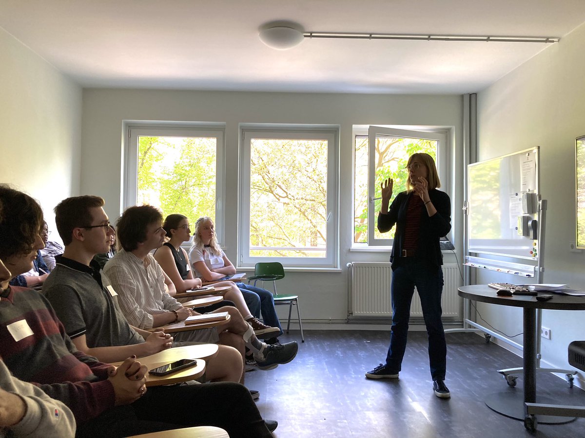 IU_Wells's tweet photo. @IU_Wells back at the IU Europe Gateway @global_iu, now with the Freshman class, enjoying a lecture by Gateway director @kvoelkner on post-war Germany. https://t.co/IFpPDlrjS2