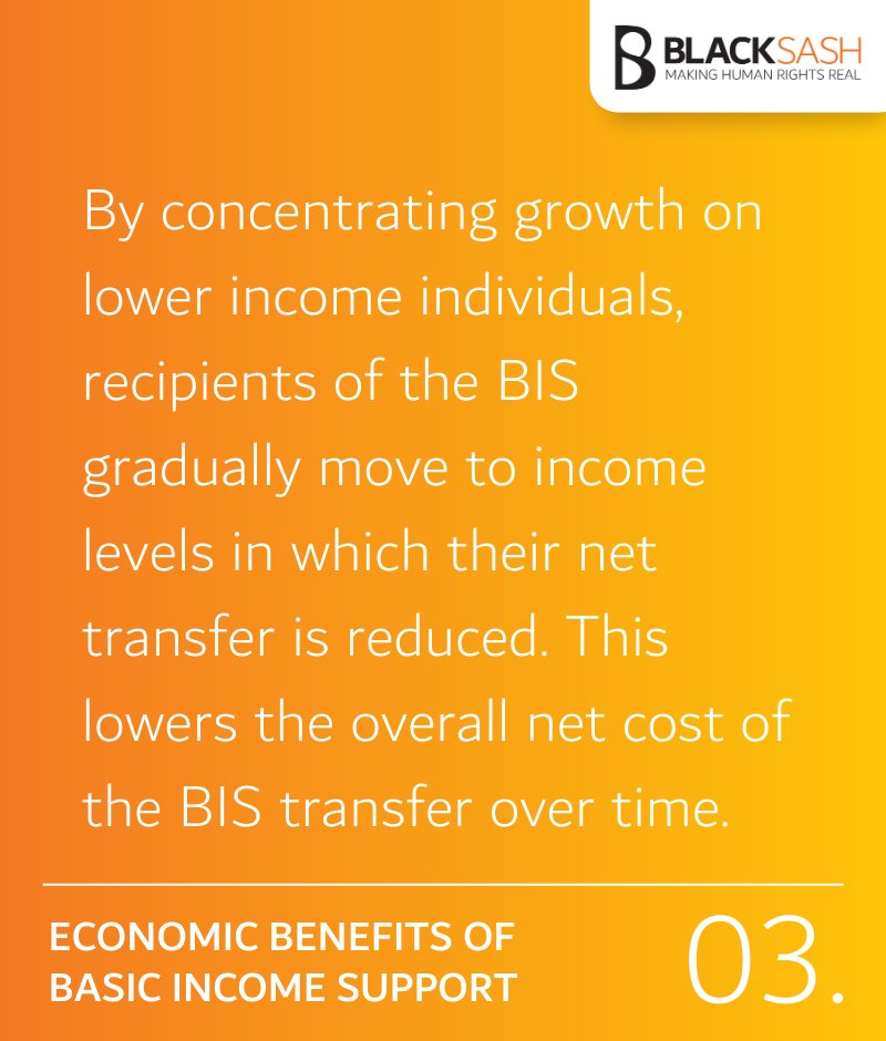 black_sash's tweet photo. Economic Benefits of Basic Income Support:
BIS will likely mean higher living standards which means; a more efficient educational system, with reduced repeat rates; improved nutrition, which improves health & reduces the strain on the public health system.
#BasicIncomeSupport https://t.co/BBGtJSOKAq