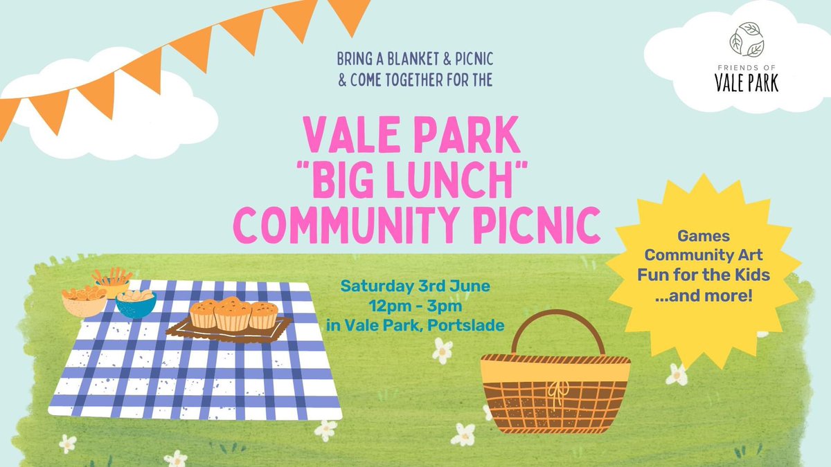 Let’s get together and have a picnic and some fun. Date for your diaries Saturday June 3rd noon. #portslade #brighton