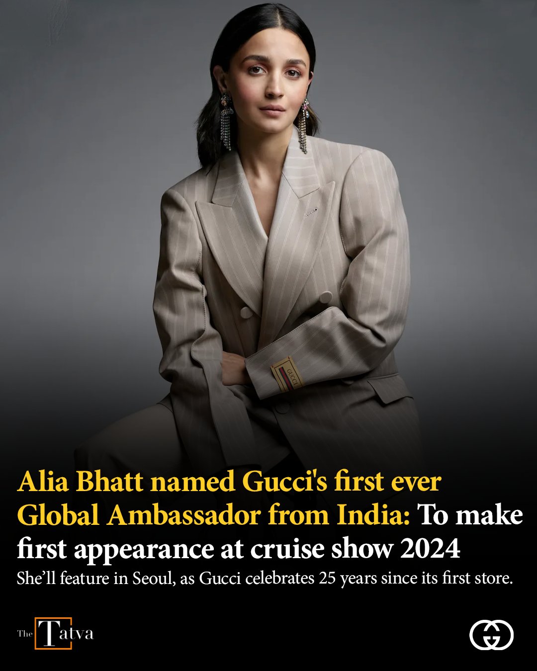 Alia Bhatt Appointed as Guccis first Global Brand Ambassador