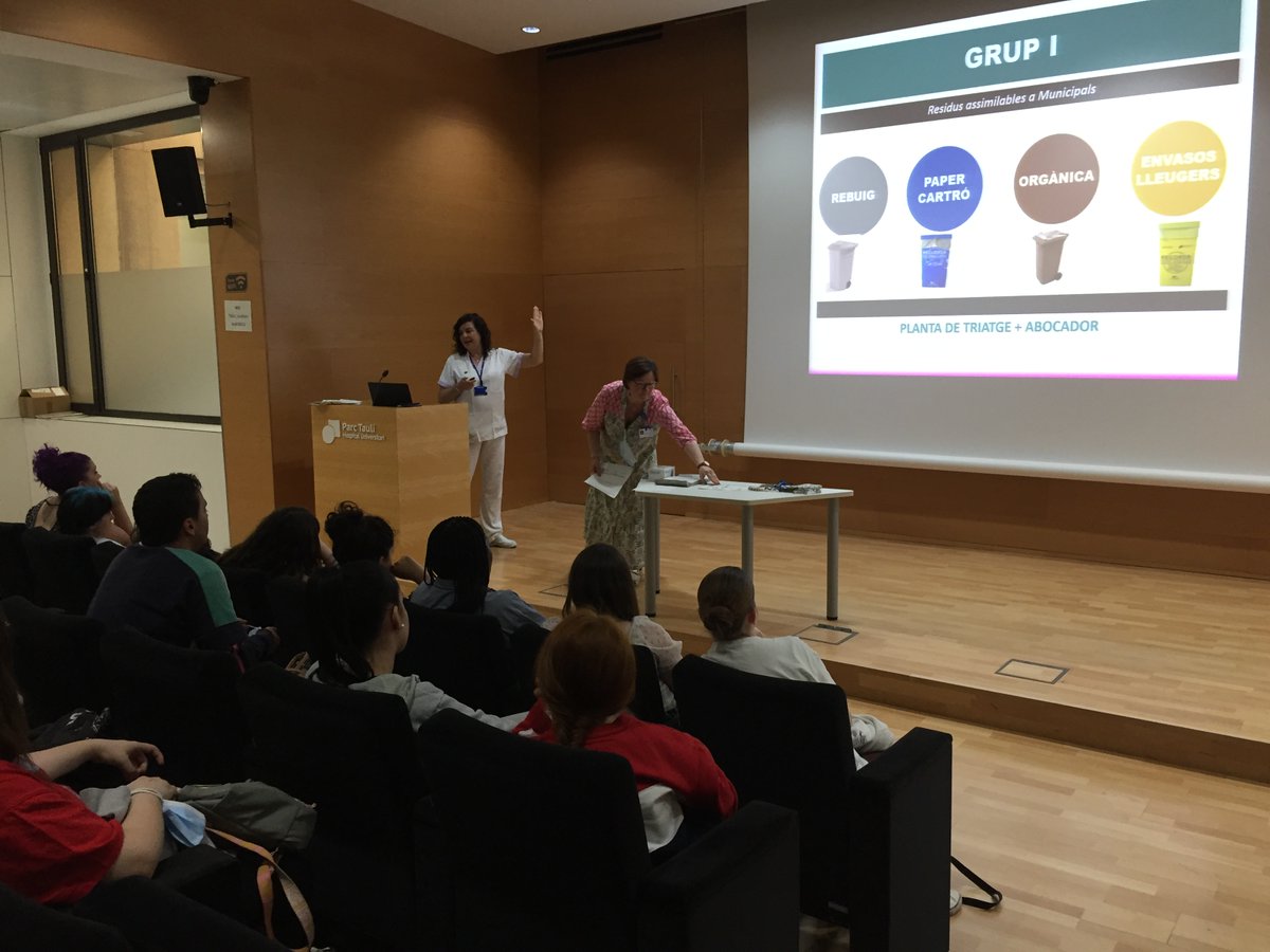 #1rATAPSD ha tingut l'oportunitat d'assistir a una xerrada sobre la gestió dels residus hospitalaris al Parc Taulí.
Aquesta activitat està inclosa en la secció d'Atenció sanitària (Educació per a la salut) del programa #Sabadell ciutat i Escola de l'Ajuntament.

#Ribot
