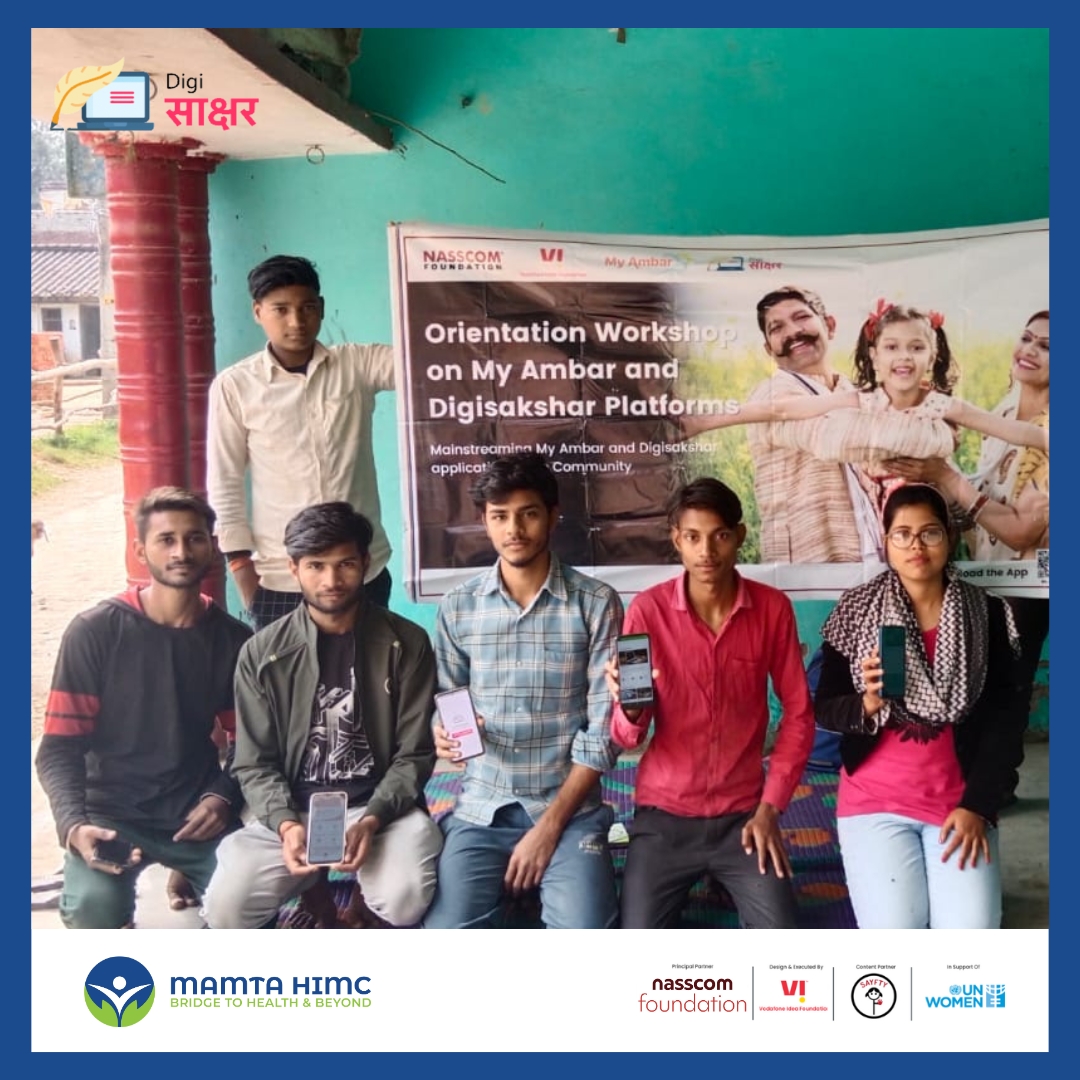 MamtaHIMC's tweet photo. In the last 3 months, the team conducted several technical sessions at the community level to promote women's safety and rights. Till now more than 2500+ #MyAmbar &amp; #Digisakshar apps have been downloaded in #Bahraich District of #UP
@nasscomfdn @vodafoneIN_Fdtn @Connectforgood_ https://t.co/AKU4VeD62o