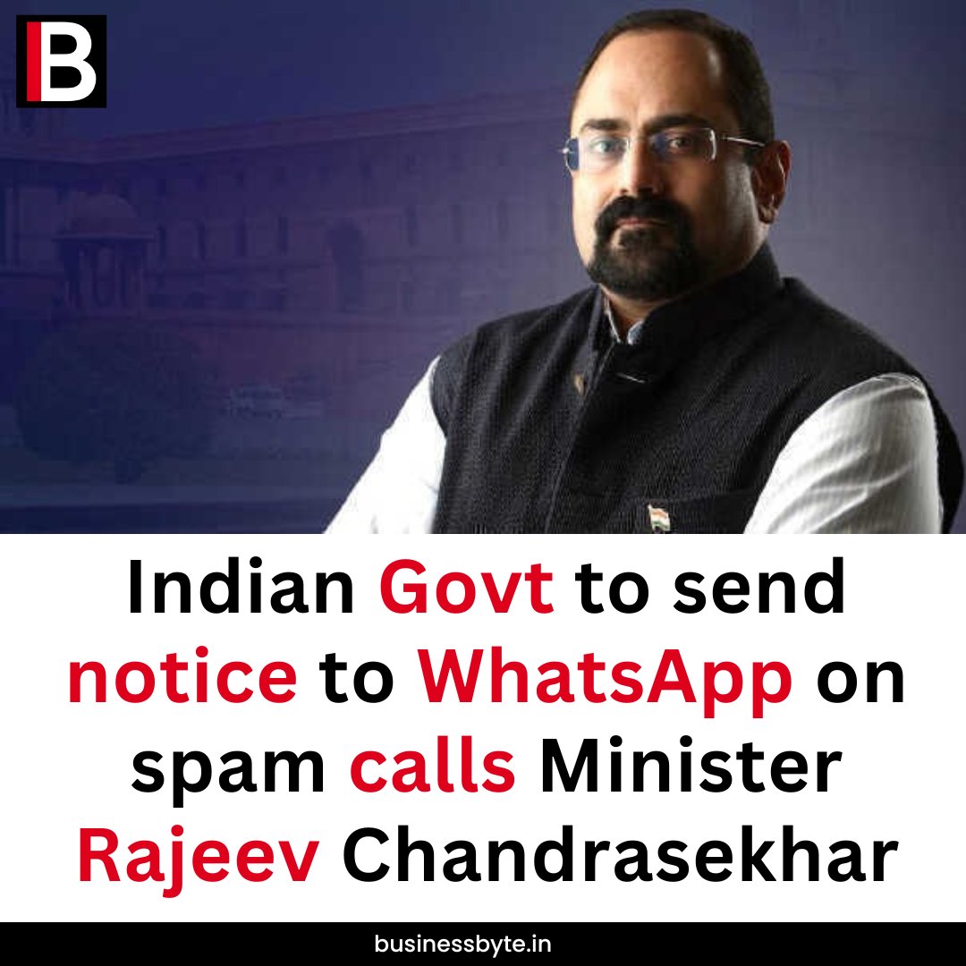 The Ministry of Electronics and Information Technology (MeitY) Rajeev Chandrasekhar is in the process of sending a notice to WhatsApp on the issue of international spam calls to users.

#whatsapp #spam #rajeevchandrasekhar #indiagovernment #businessbyte