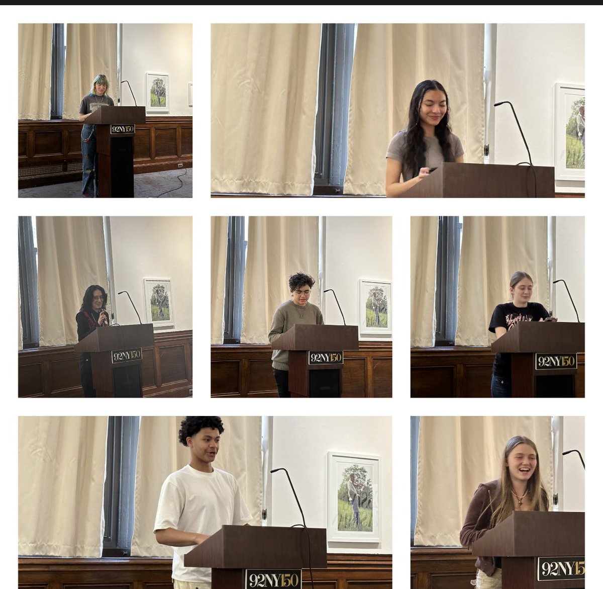 MarkEastSide's tweet photo. Amazing student poets reading at the 92Y last night! https://t.co/NRETmyF9ty