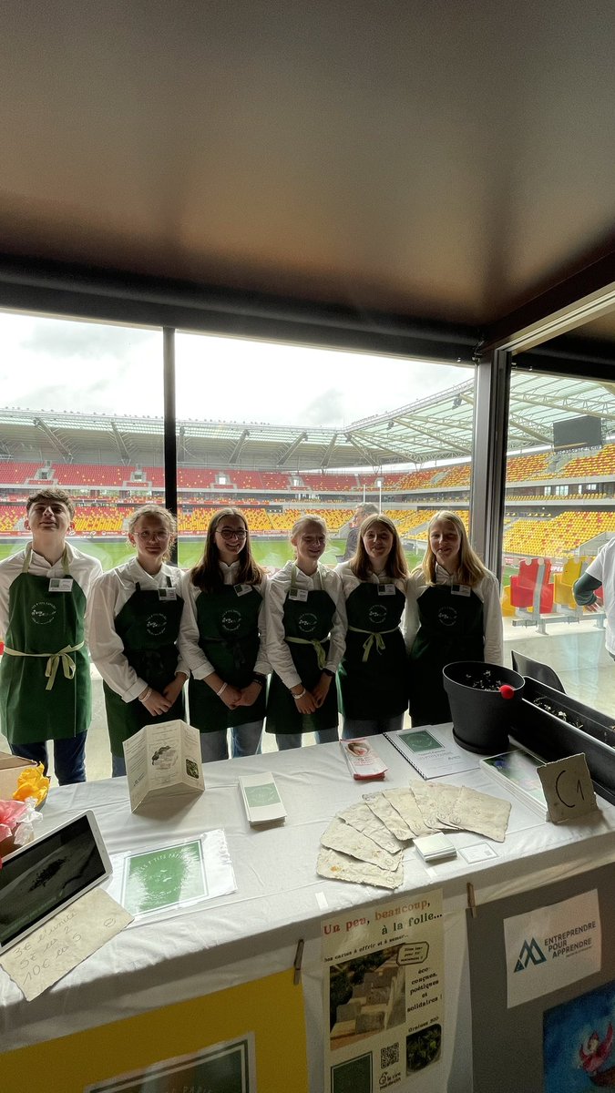 Nous sommes au #festival de <a href="/EPA_PDL/">Entreprendre Pour Apprendre Pays de la Loire</a> au stade Marie Marvingt au Mans ! N’hésitez pas à venir nous voir, on vous attend ! 
🌱💚
<a href="/epafrance/">Entreprendre pour Apprendre France</a> 
<a href="/Mongazon/">Institution Mongazon</a> 
<a href="/Maxence49/">Maxence HENRY ن</a> 
<a href="/Ferme_Marthe/">FermedeSainteMarthe</a>