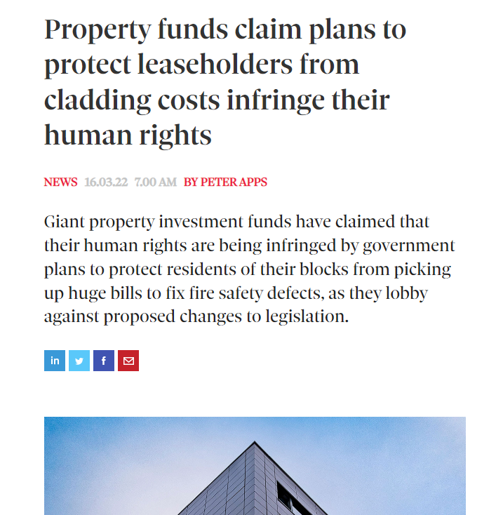 I see the government is on the side of human rights after all