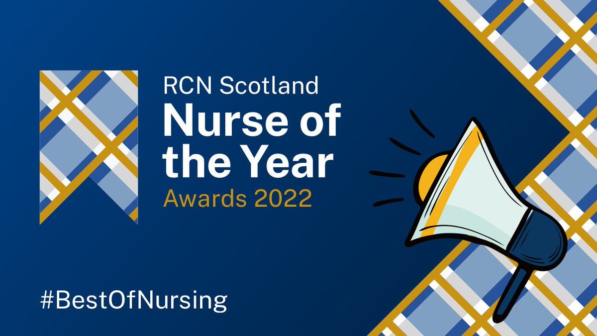To celebrate Nurses' Day tomorrow, we'll be announcing our finalists in our inaugural Nurse of the Year Awards. As well as hosting your own celebrations, we hope you'll join us in celebrating the #BestOfNursing in Scotland. rcn.org.uk/ScotAwards