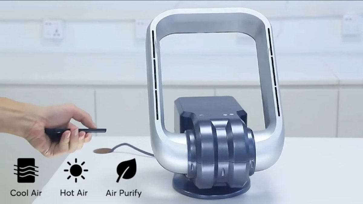 AirBlastFan's tweet photo. AirBlast is not your average fan - powered by PTC Ceramic heating technology that can heat up standard-sized rooms within 3 seconds. With its energy-saving DC brushless motor and temperature sensor, you'll be able to save on your energy bill  Signup at: https://t.co/DaeM73rC20 https://t.co/Nxihrn7meL