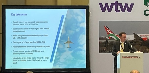 Great start to African Aviation Summit - Air Finance Africa 2023 - Theme:  Air Finance Strategies for Recovery and Growth - Thanks to <a href="/Boeing/">The Boeing Company</a> for Hosting last night's buzzing Welcoming Cocktail Reception.  This morning: <a href="/IBAaviation/">IBA</a> great analysis as well as from <a href="/AirlinesAssocof/">Airlines Association of Southern Africa (AASA)</a>