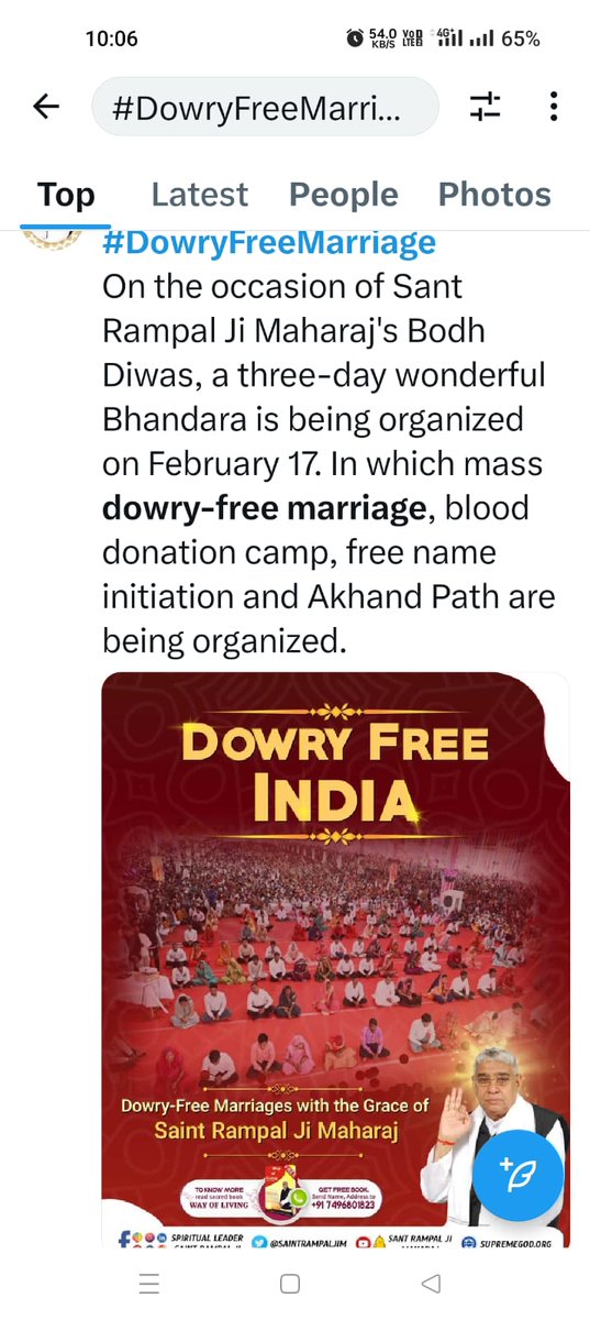 #DowryFreeMarriage