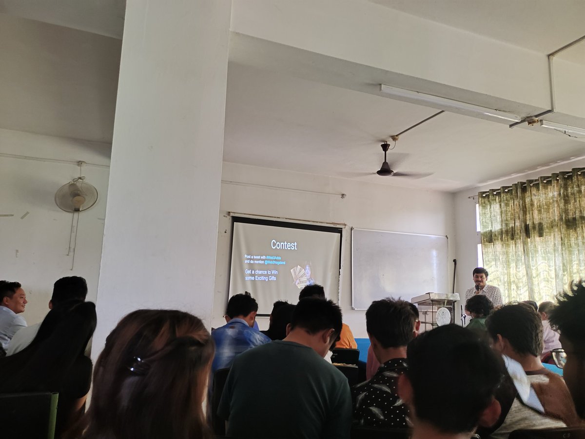 ZhapuZep's tweet photo. #web3Adda
@Web3Nagaland 
Workshop on Demystifying Web3: Understanding the next generation of internet technology. https://t.co/kDUu301P4T