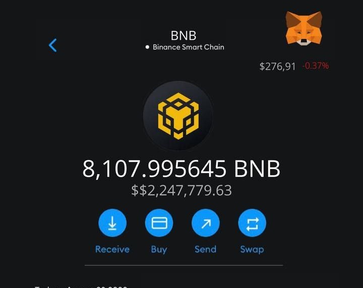 You'll receive $810.00 #BNB     in your wallet,

First 1,600 Participants will Receive $3,220.00 in #BNB    Airdrop, to enter just like, follow and rt, Retweet pinned 📌 post.

+Drop your BNB (Bep20) wallet address 👇👇👇