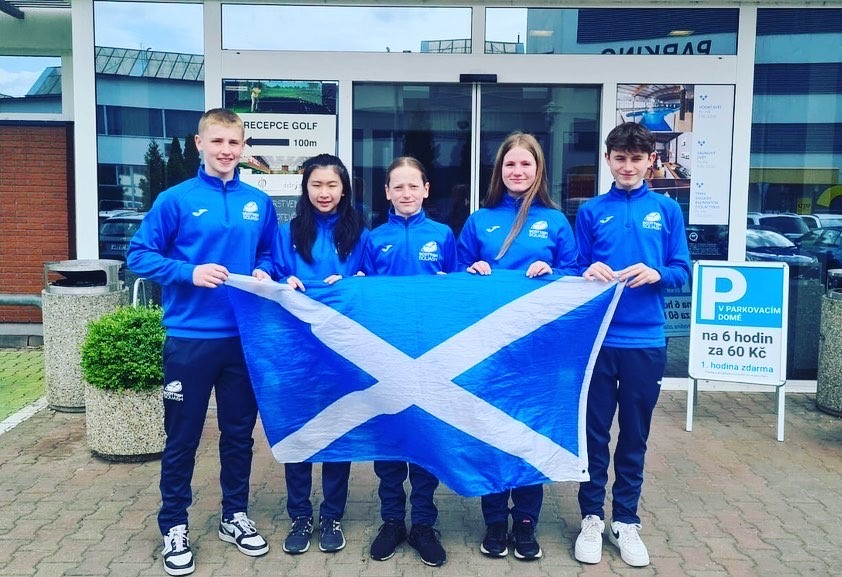 Good luck to our 🏴󠁧󠁢󠁳󠁣󠁴󠁿 U15 &amp; U17 teams as they get underway at the European Championships in Prague today!

U15 team
Murdo Mackenzie
Cailean McAlpine
Zack Paton
Ella Bannister
Felicia Chan

U17 team
John Green
Sam Shannon
Archie Niven
Robyn McAlpine
Louisa Kaven

Let’s go 🏴󠁧󠁢󠁳󠁣󠁴󠁿🔥