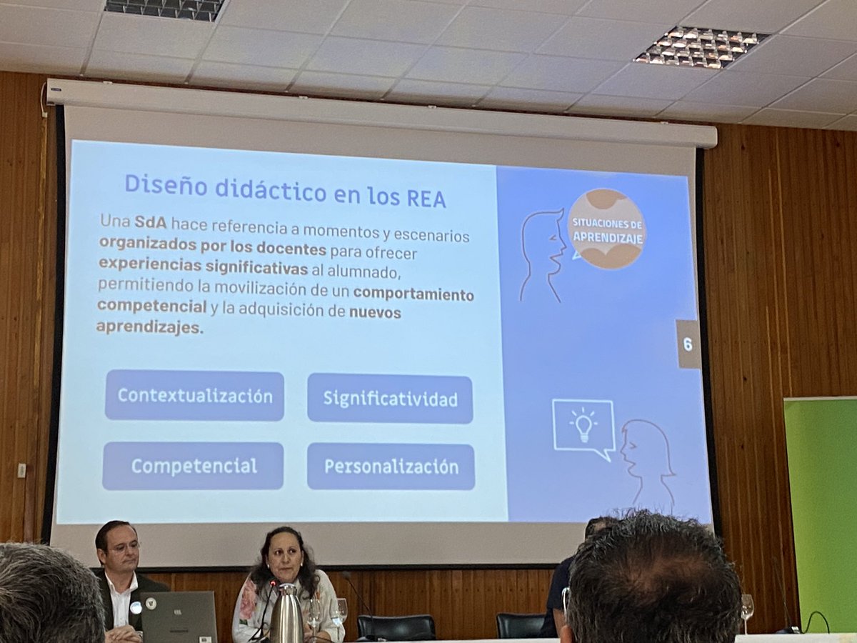 CeDeC_intef's tweet photo. Clarificadora exposición de @milagrosrubiop sobre #DUA y #REA en la  #jornadaCREA23 @enmarcha https://t.co/Cr3kdaqspx