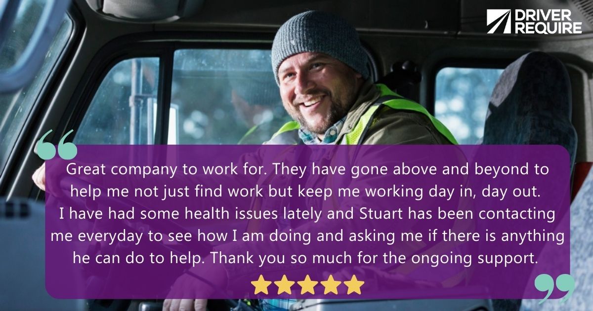 We don't just say we care, we really do care! We treat our drivers how they deserve to be treated - as human beings and not just a number. Our team go Beyond the Extra Mile and it's great to receive reviews like this 👍 #DrivingRecruitment