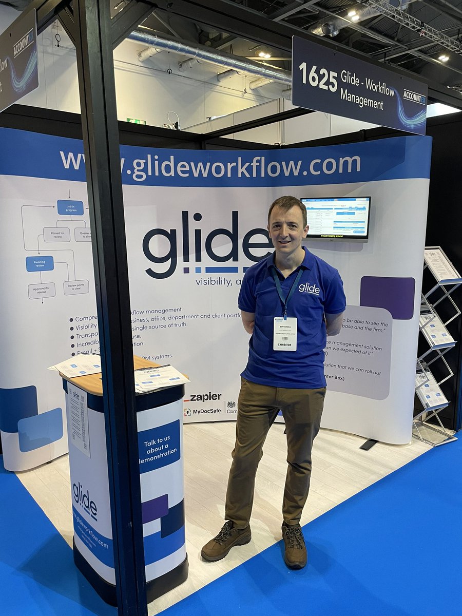 Glide: Workflow + Practice Intelligence + more (@whatsglide) on Twitter photo Morning from #AccountexLondon day two! It was great to speak to so many of you yesterday, both existing customers and new people just discovering Glide. We’re up opposite theatre 11, looking forward to meeting many more of you today! #Accountex <a href="/Accountex/">ex account</a> Morning from #AccountexLondon day two! It was great to speak to so many of you yesterday, both existing customers and new people just discovering Glide. We’re up opposite theatre 11, looking forward to meeting many more of you today! #Accountex <a href="/Accountex/">ex account</a>