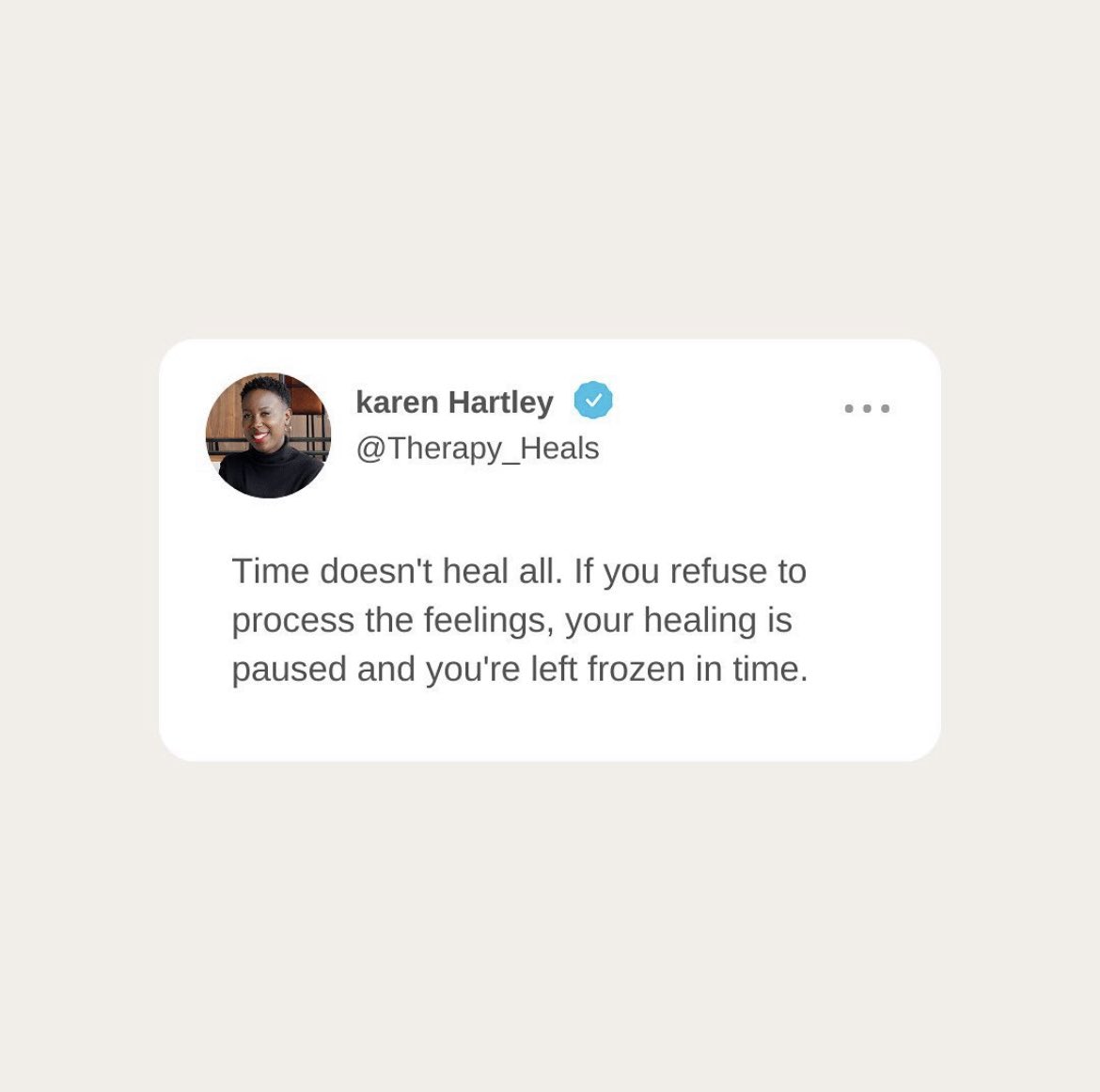 Therapy_Heals's tweet photo. ⠀⠀⠀⠀⠀⠀⠀⠀⠀
While time can be a helpful tool in the healing process, it's not a guarantee that all wounds will be healed, and additional support may be necessary in some cases. 💞 https://t.co/AW1jTY8Qhw
