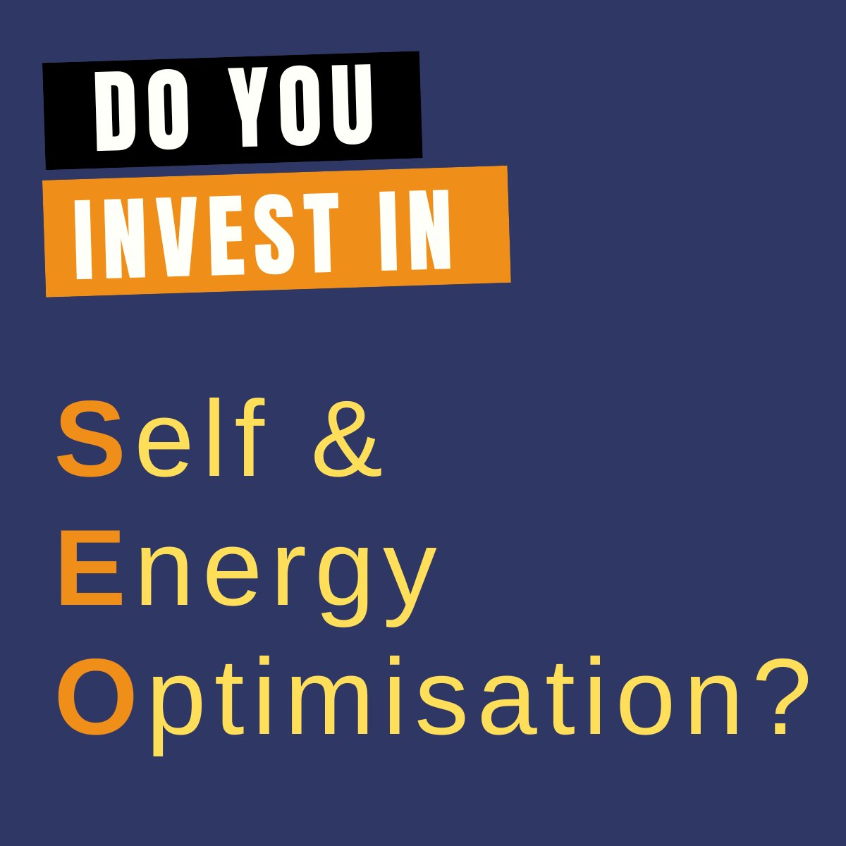 If you (1) Optimise yourself and (2) Optimise your energy ..
You will win, every time.

Are you investing in your SEO? If not, DM me to find out how to.

#seo #careerdevelopment #personaldevelopment