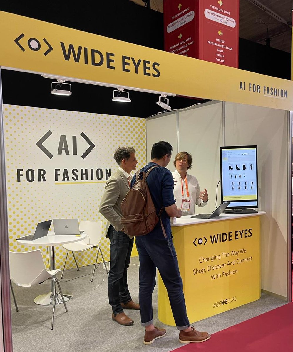 #DAY3 👋 Greetings from #shoptalkeurope! This is your last chance to come say hello and discover how our #AI solutions can transform your online shopping experience. Don't miss out on this opportunity! We can't wait to meet you at Booth #B32 

#VisualAI #FashionRetail