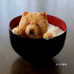 今にも動き出しそうなくらいクオリティが高い!とっても可愛い「チャウチャウ」のおにぎり!