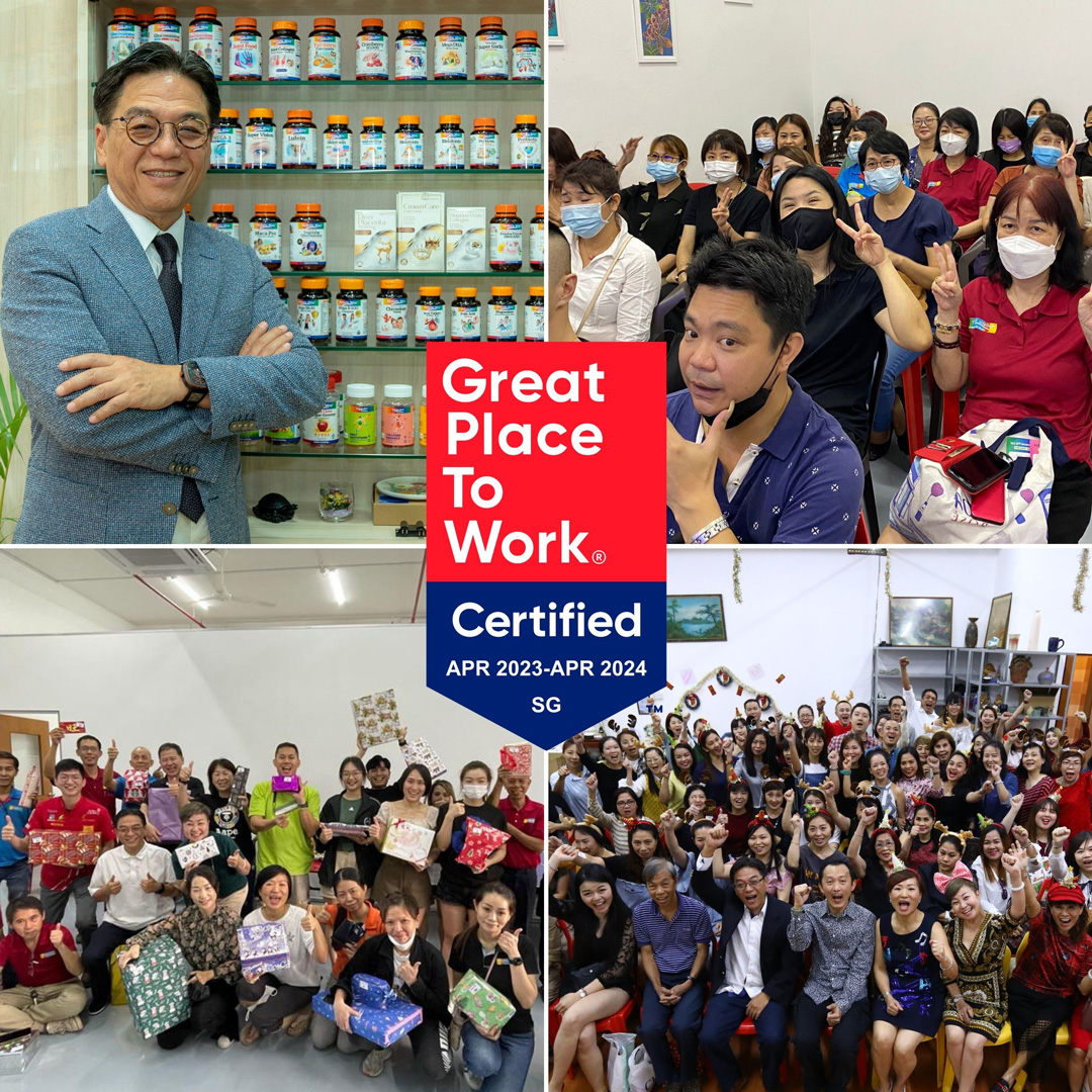 HolisticWaySG's tweet photo. <Ｔｈａｎｋ Ｙｏｕ>

We are delighted to share the exciting news that @HolisticWaySG (our parent company - @JRLifeSciences) has earned the prestigious Great Place to Work® Certification™. 🏅😁 https://t.co/YfJI526mrv