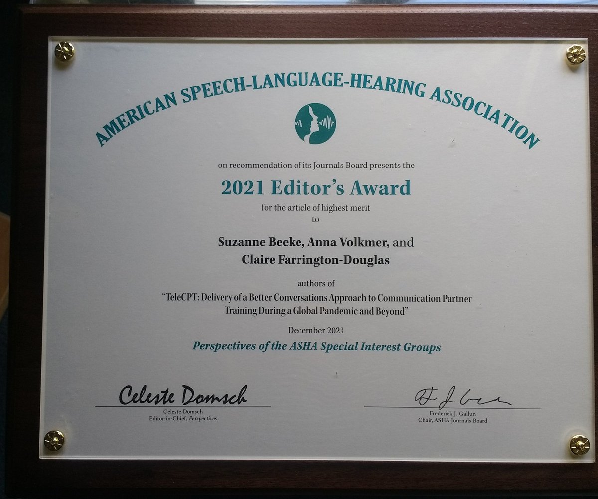 BCAphasia's tweet image. Nice new bit of office furniture! @UCLLangCog @volkmer_anna @clairefarring20 @ASHAJournals #BetterConversationsLab