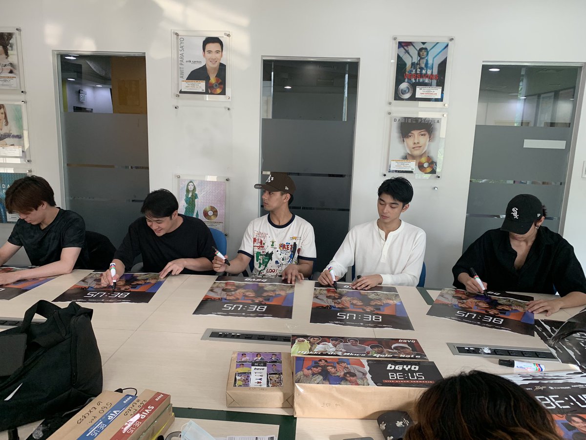 StarMusicPH's tweet photo. ACEs! Look who’s very busy today! 😎 See you all tomorrow at the SM Skydome for @bgyo_ph’s #BGYO_BeUsAlbumShowcase! ♠️

VIP tickets still available via SM Tickets
🔗 https://t.co/uzEeHFYIDZ

Watch via livestream on iWant
🔗 https://t.co/BFEj9ypfAr

#BGYO #ABSCBNEvents https://t.co/QxV4IrXWCW