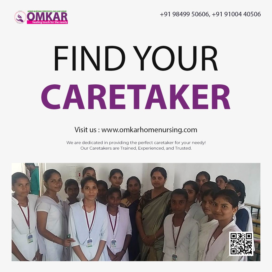 Find your Caretaker! We are dedicated to providing perfect caretakers in Hyderabad.
#homenursing #homenursingcare #oldagehome #elderlycare #homecareservices #caretaker #caregiver #retirementhome #nursinghome #postsurgerycare