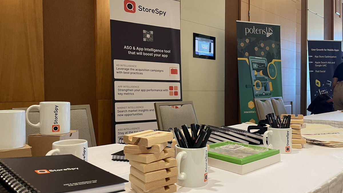 storespynet's tweet photo. Greetings from @mobidictum Network İzmir! Our CEO was at the stage for the App Store Optimization session. 

You can come and meet us anytime at our booth! (And get some delicious gifts😋) https://t.co/fdtJUcxiyd